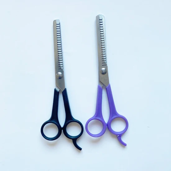 Set di tosatrici per animali curvi per capelli diradati in acciaio inossidabile, forbici professionali curve per toelettatura di animali domestici per cani e gatti